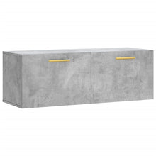 Wandkast 100x36,5x35 cm bewerkt hout betongrijs