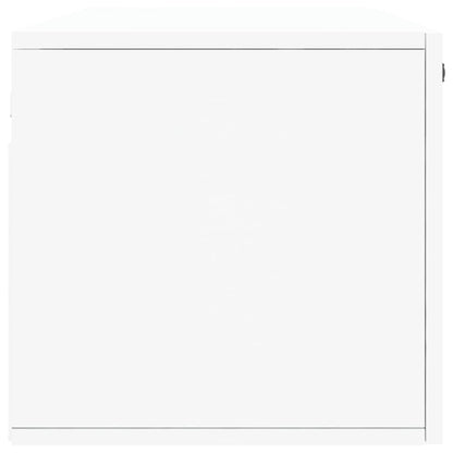 Wandkast 100X36,5X35 Cm Bewerkt Hout 100 x 36.5 x 35 cm Wit