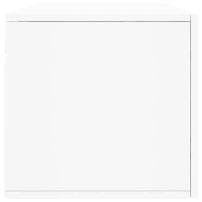 Wandkast 100X36,5X35 Cm Bewerkt Hout 100 x 36.5 x 35 cm Wit