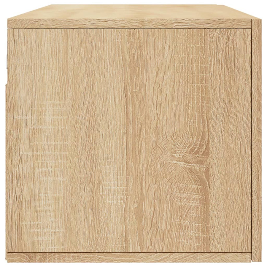 Wandkast 100x36,5x35 cm bewerkt hout sonoma eikenkleurig