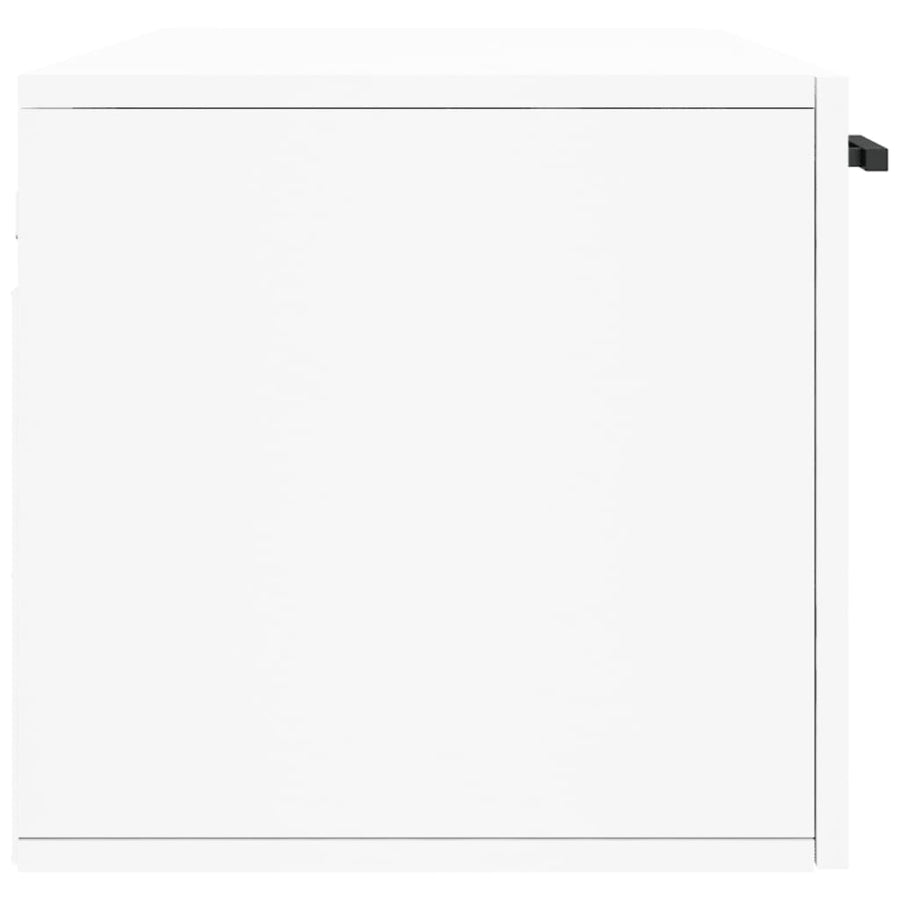 Wandkast 100X36,5X35 Cm Bewerkt Hout 100 x 36.5 x 35 cm Wit