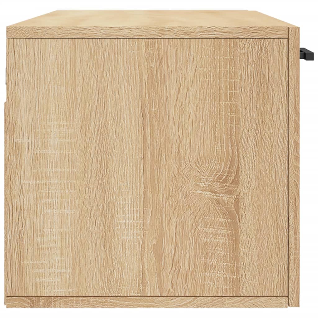 Wandkast 100X36,5X35 Cm Bewerkt Hout Kleurig 100 x 36.5 x 35 cm Sonoma eiken