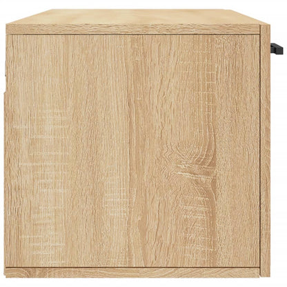 Wandkast 100X36,5X35 Cm Bewerkt Hout Kleurig 100 x 36.5 x 35 cm Sonoma eiken
