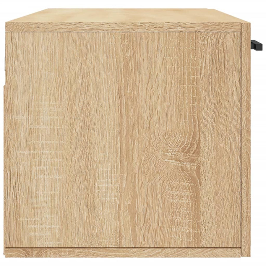 Wandkast 100X36,5X35 Cm Bewerkt Hout Kleurig 100 x 36.5 x 35 cm Sonoma eiken