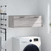 Wandkast 100x36,5x35 cm grijs sonoma eiken