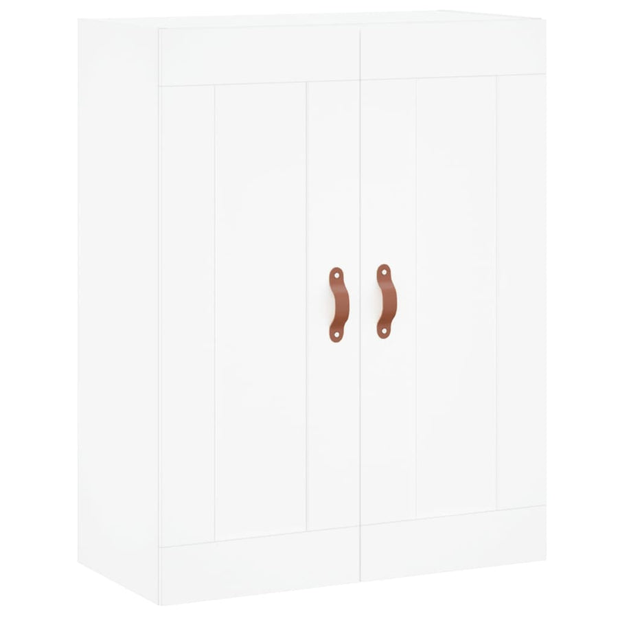 Wandkast 69,5X34X90 Cm Bewerkt Hout Wit