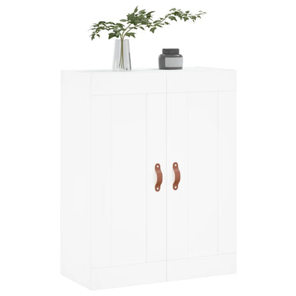 Wandkast 69,5X34X90 Cm Bewerkt Hout Wit