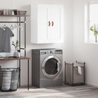 Wall cabinet 69.5x34x90 cm distressed wood white