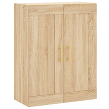 Wandkast 69,5X34X90 Cm Bewerkt Hout Kleurig Sonoma eiken