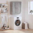 Wandkast 69,5x34x90 cm grijs sonoma eiken