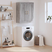 Wandkast 69,5x34x90 cm grijs sonoma eiken