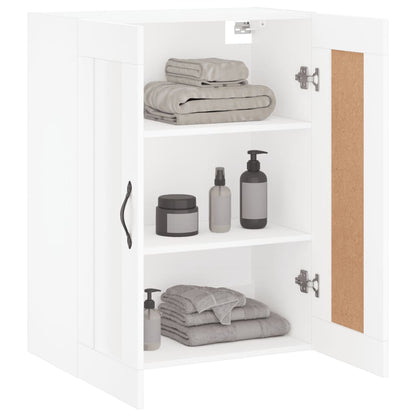 Wandkast 69,5X34X90 Cm Bewerkt Hout Wit