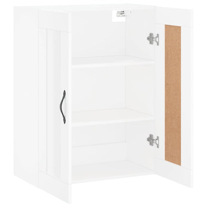 Wandkast 69,5X34X90 Cm Bewerkt Hout Wit