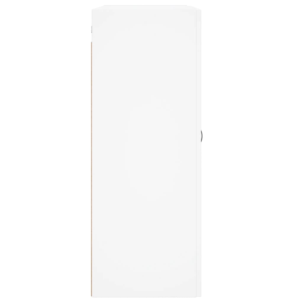 Wandkast 69,5X34X90 Cm Bewerkt Hout Wit