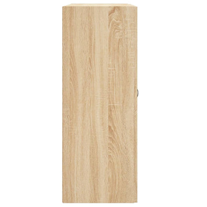 Wandkast 69,5X34X90 Cm Bewerkt Hout Kleurig Sonoma eiken