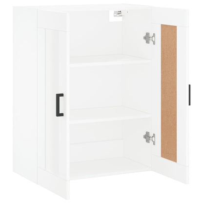 Wandkast 69,5X34X90 Cm Bewerkt Hout Wit