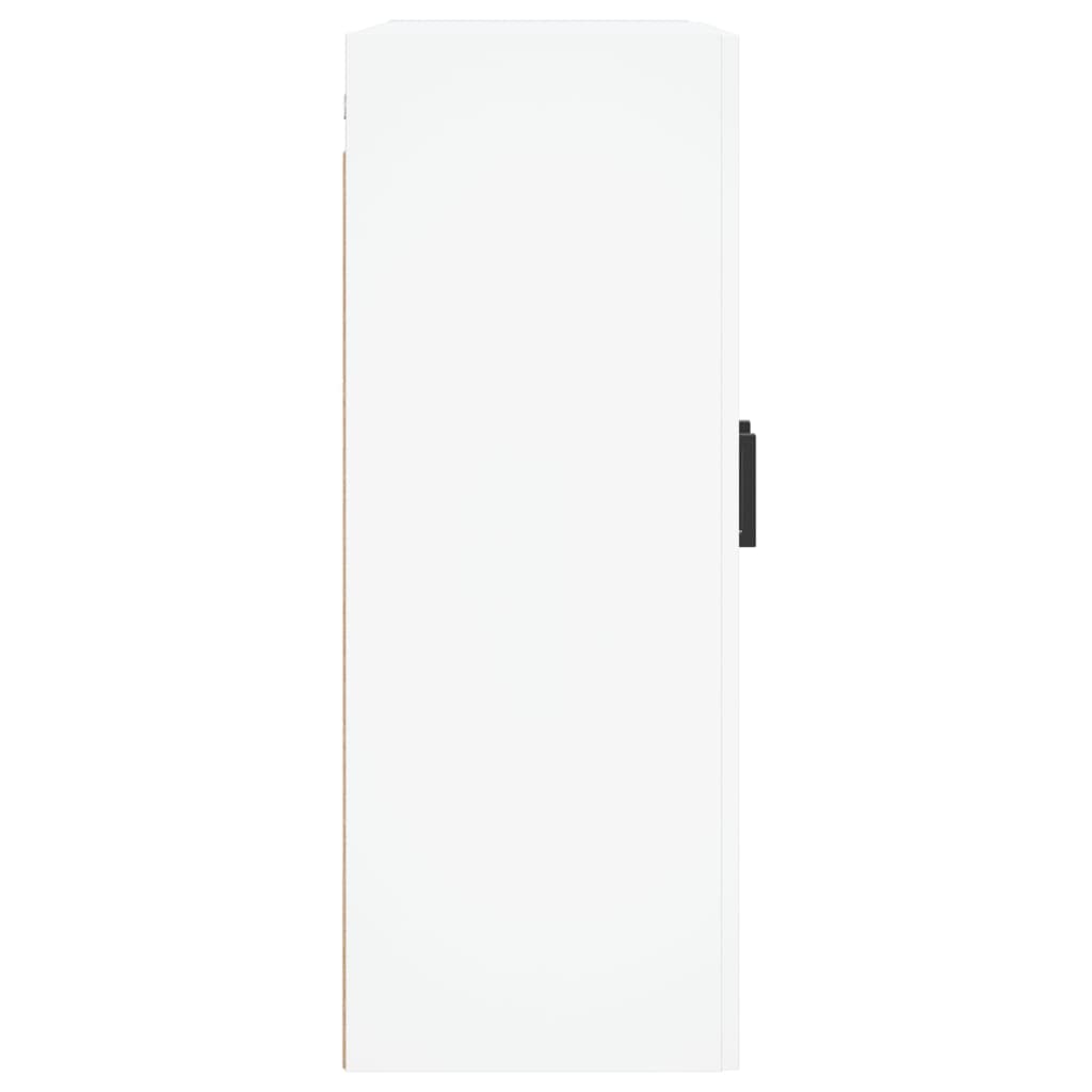 Wandkast 69,5X34X90 Cm Bewerkt Hout Wit