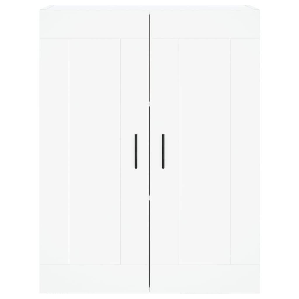 Wandkast 69,5X34X90 Cm Bewerkt Hout Wit