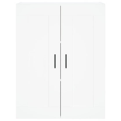 Wandkast 69,5X34X90 Cm Bewerkt Hout Wit