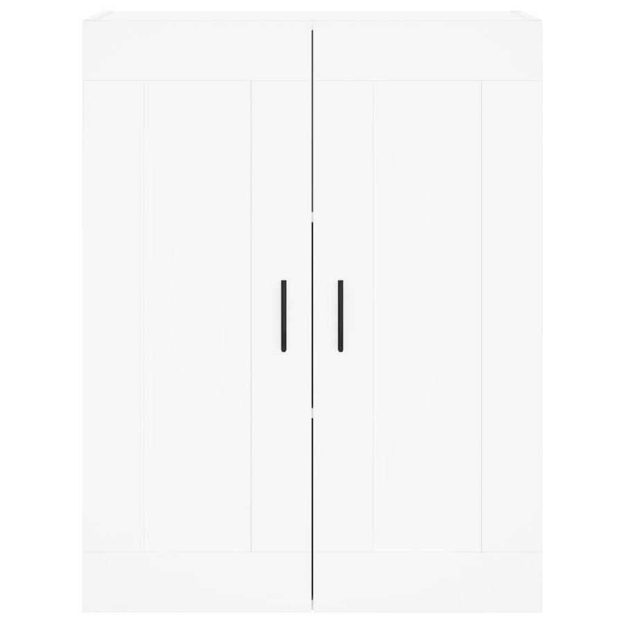 Wandkast 69,5X34X90 Cm Bewerkt Hout Wit