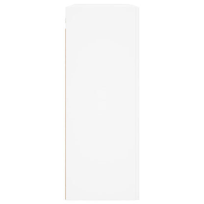 Wandkast 69,5X34X90 Cm Bewerkt Hout Wit