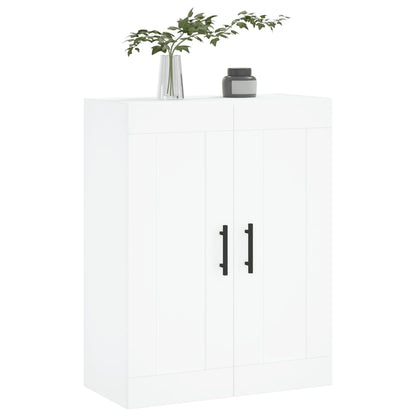 Wandkast 69,5X34X90 Cm Bewerkt Hout Wit