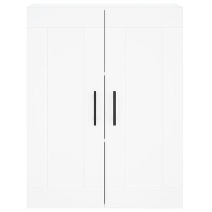 Wandkast 69,5X34X90 Cm Bewerkt Hout Wit