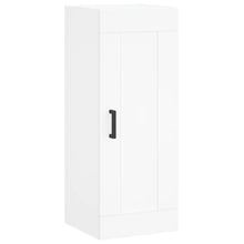 Wandkast 34,5X34X90 Cm Bewerkt Hout Wit