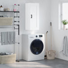 Wall cabinet 34.5x34x90 cm treated wood white
