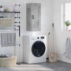 Wall cabinet 34.5x34x90 cm treated wood concrete grey