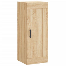 Wandkast 34,5X34X90 Cm Bewerkt Hout Kleurig Sonoma eiken