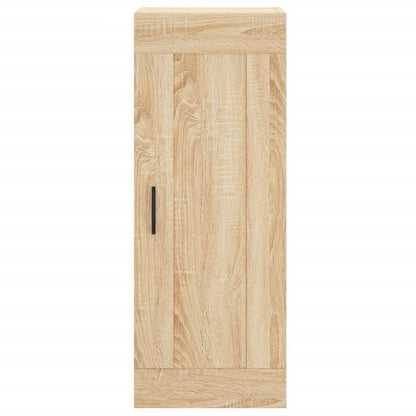 Wandkast 34,5X34X90 Cm Bewerkt Hout Kleurig Sonoma eiken