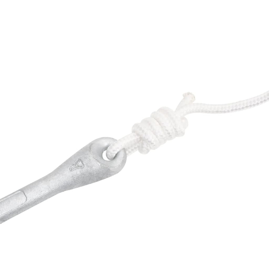 Anker Inklapbaar ,5 Kg Smeedijzer Zilverkleurig 1.5 kg met touw