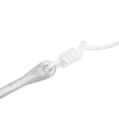 Anker Inklapbaar 2,5 Kg Smeedijzer Zilverkleurig 2.5 kg met touw
