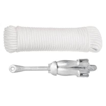 Anker Inklapbaar 3,2 Kg Smeedijzer Zilverkleurig 3.2 kg met touw