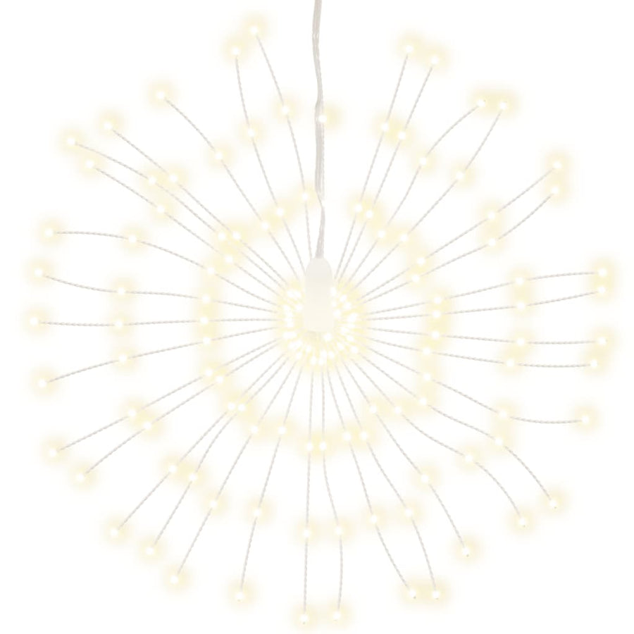 Kerstverlichting Vuurwerk 2 St 140 Warmwitte Led's 17 Cm