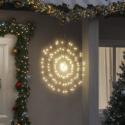 Christmas lights fireworks 2 pcs 140 warm white LEDs 17 cm