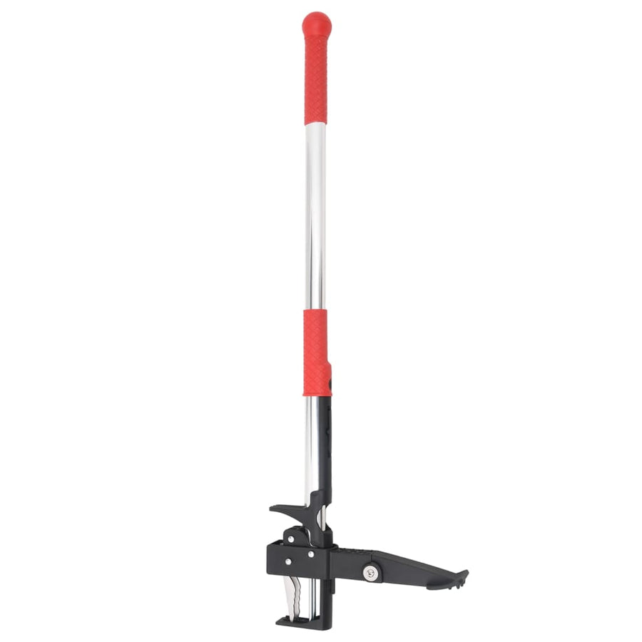 Onkruidsteker 99,5 Cm Geanodiseerd Aluminium Rood En Zilver 1