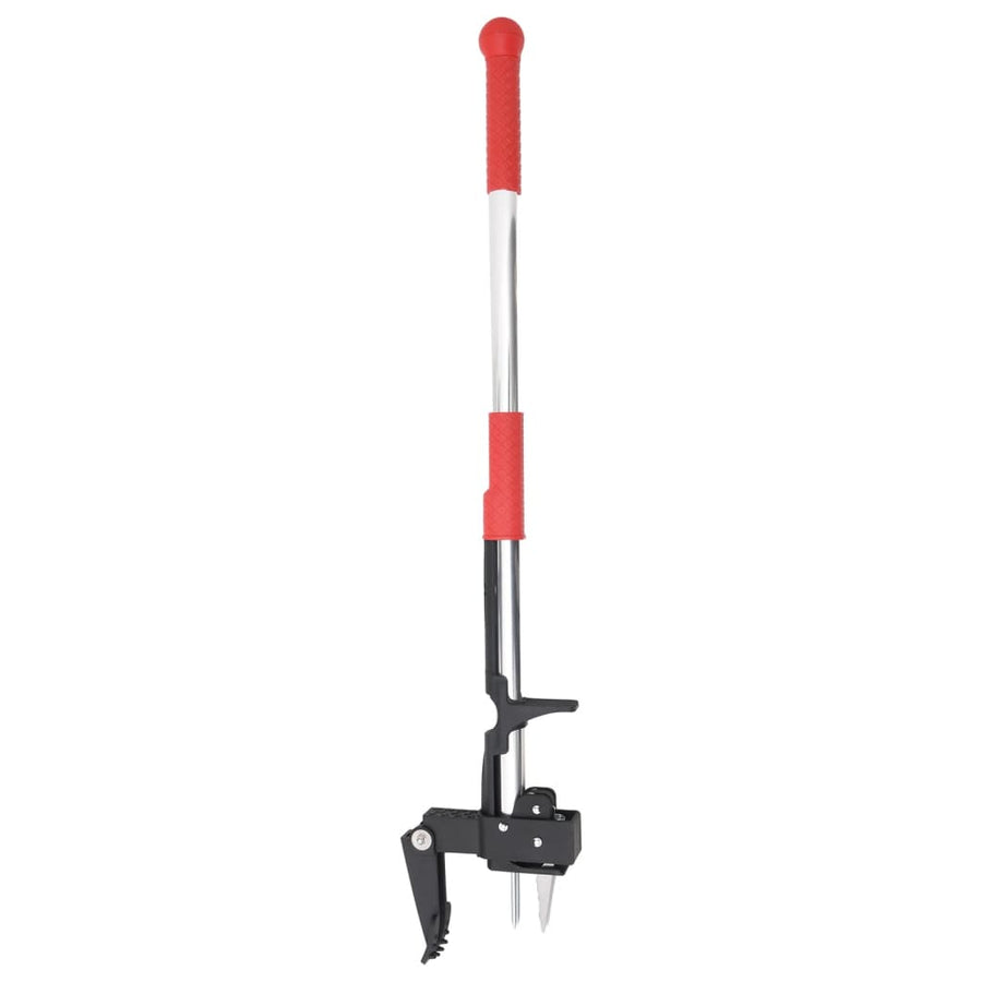 Onkruidsteker 99,5 Cm Geanodiseerd Aluminium Rood En Zilver 1