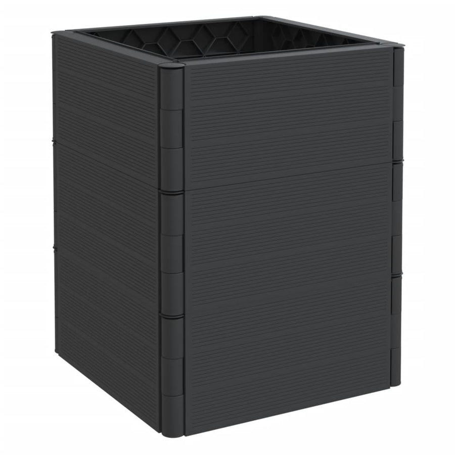 Plantenbakken 2 St Pp Antracietkleurig