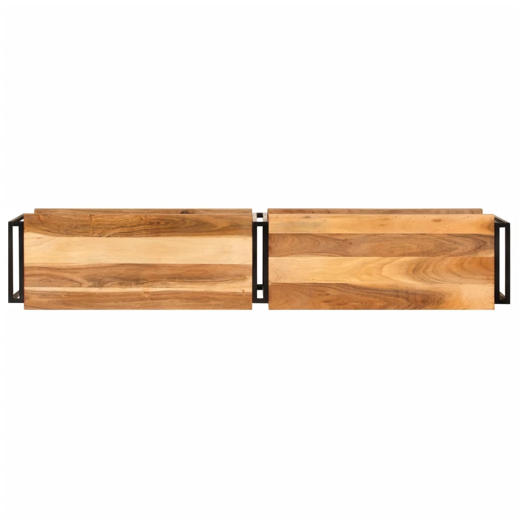 Tv-meubel 160x30x40 cm massief acaciahout