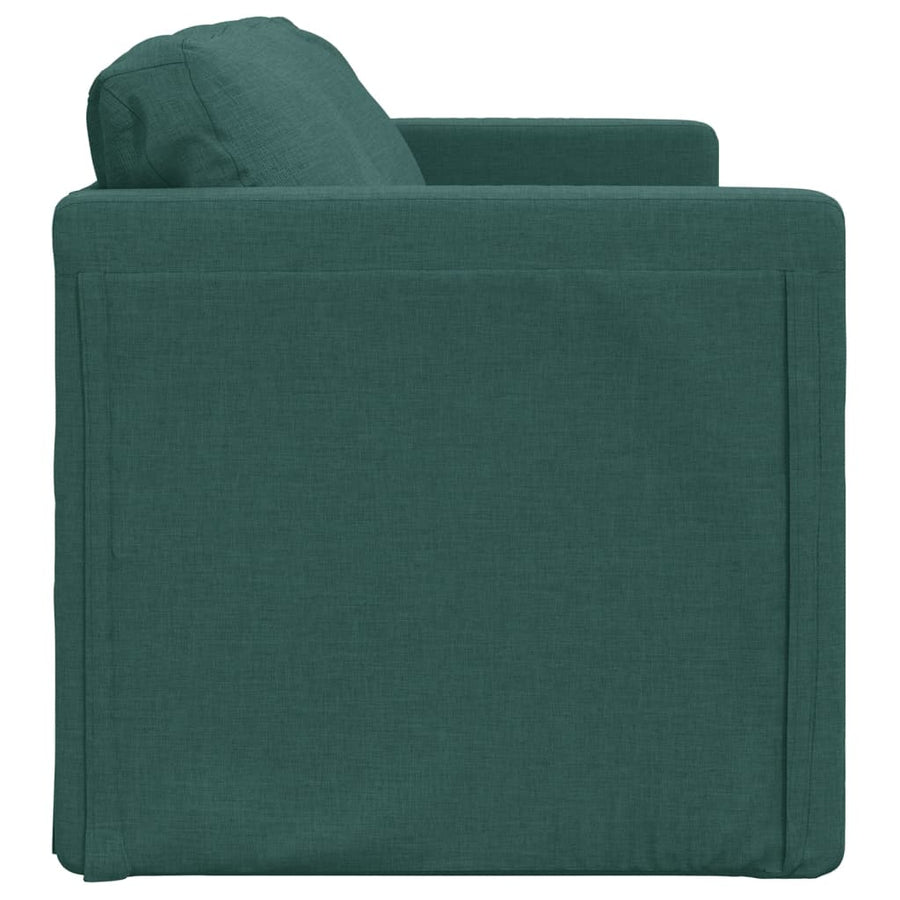 Slaapbank Vloermodel 2-In-1 112X174X55 Cm Stof Donkergroen