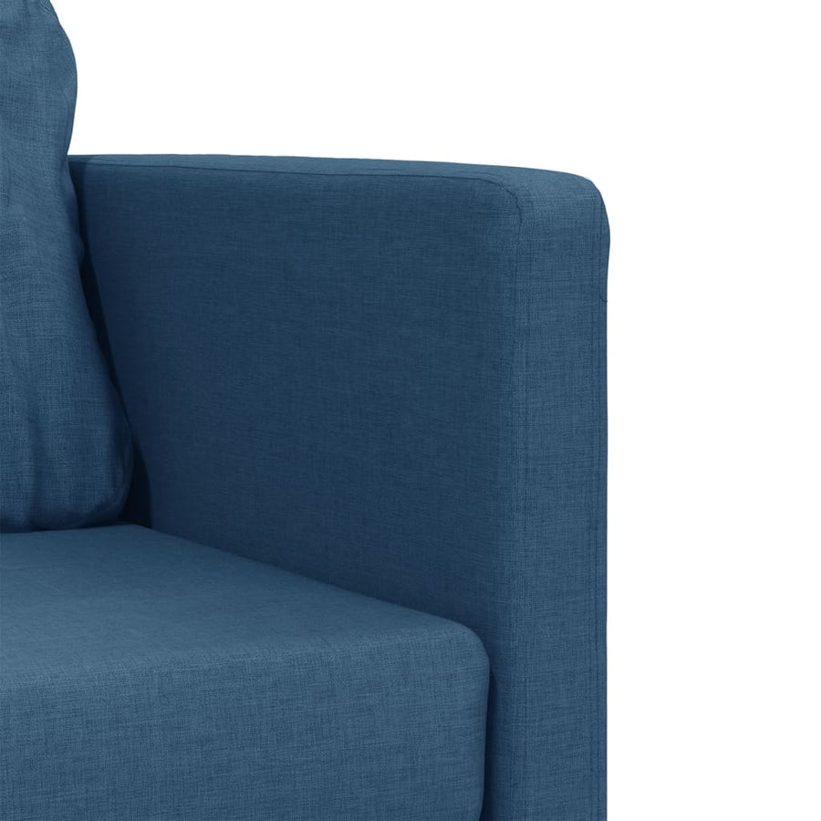 Slaapbank Vloermodel 2-In-1 112X174X55 Cm Stof Blauw