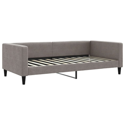 Slaapbank Stof 100 x 200 cm Taupe zonder matras