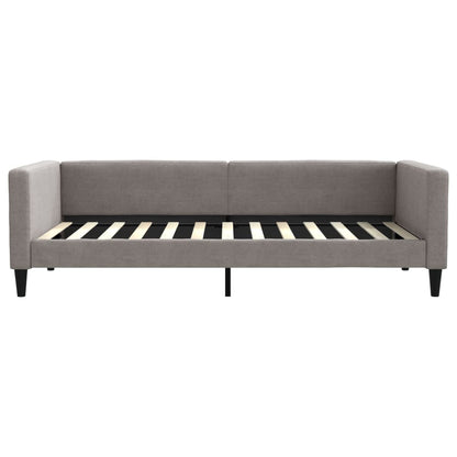 Slaapbank Stof 100 x 200 cm Taupe zonder matras