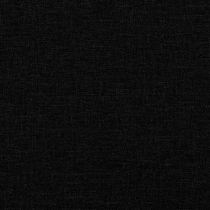 Slaapbank 90x190 cm stof zwart 90 x 190 cm Zwart