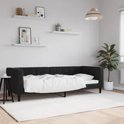 Slaapbank 80x200 cm fluweel zwart