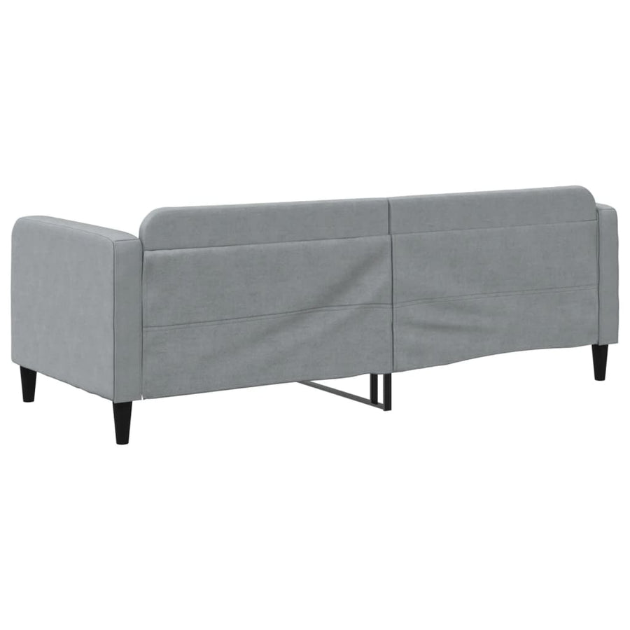 Slaapbank Stof 80 x 200 cm Lichtgrijs zonder matras