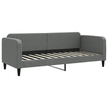 Slaapbank Stof 80 x 200 cm Donkergrijs zonder matras