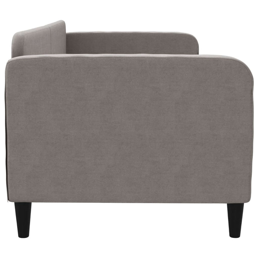 Slaapbank Stof 80 x 200 cm Taupe zonder matras